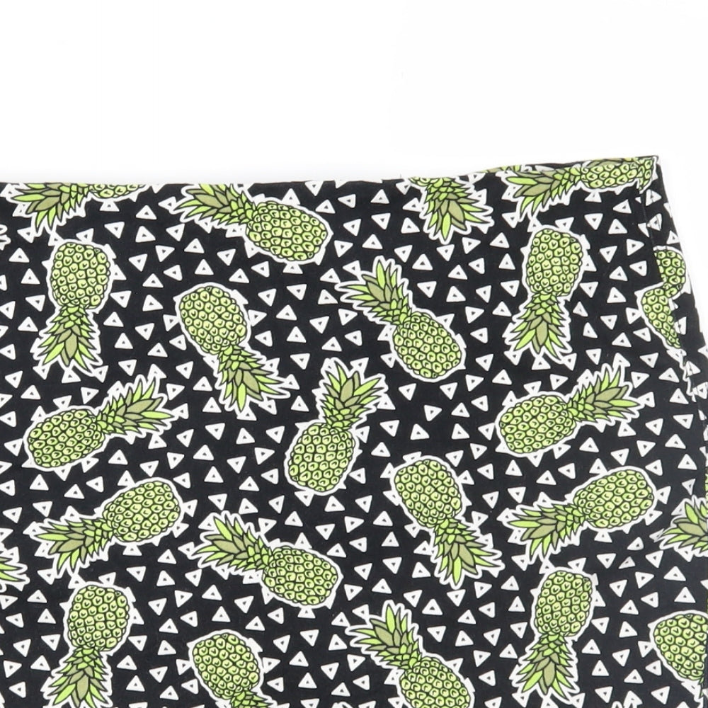 Divided Womens Black Geometric  Straight & Pencil Set Size 8