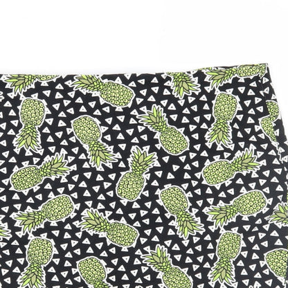 Divided Womens Black Geometric  Straight & Pencil Set Size 8