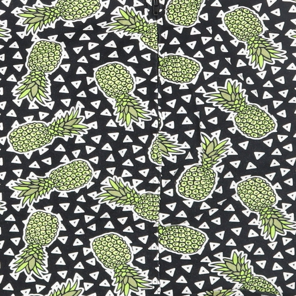 Divided Womens Black Geometric  Straight & Pencil Set Size 8