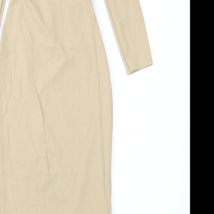 Pretty Lady Womens Brown   Sheath  Size 8