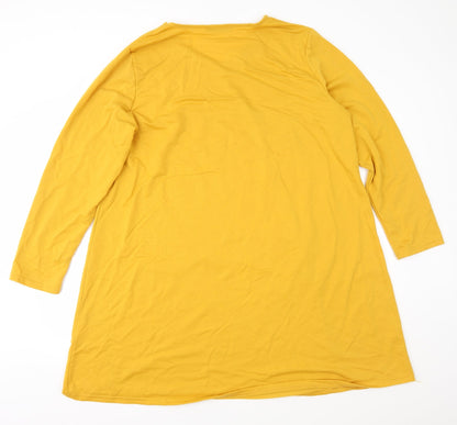 Zanzea Womens Orange  Jersey A-Line