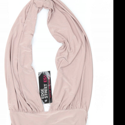 Womens UK Size 12 Edge Street Pink Basic Blouse