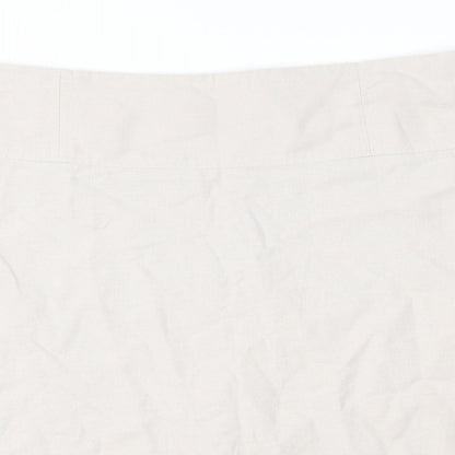 Atmosphere Womens Beige Floral  A-Line Skirt Size 16