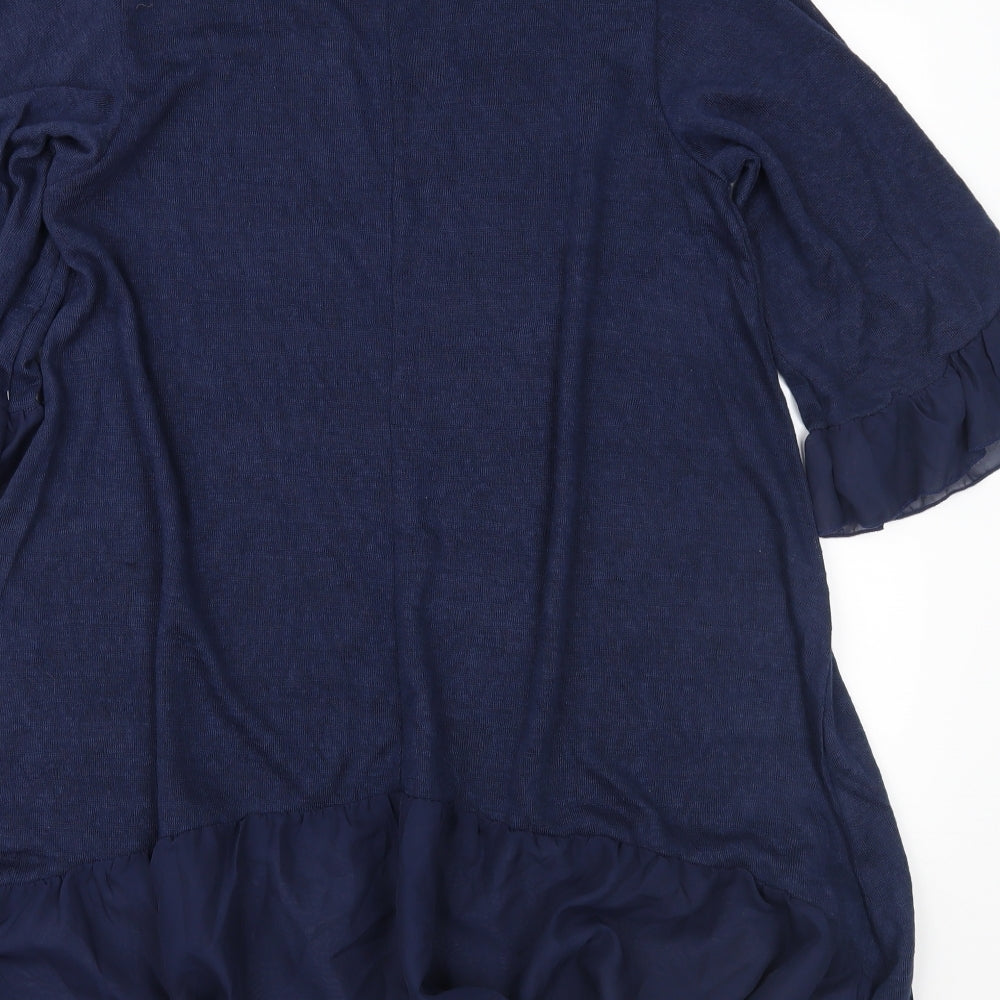 QED London Womens Blue  Knit Pullover Jumper Size S