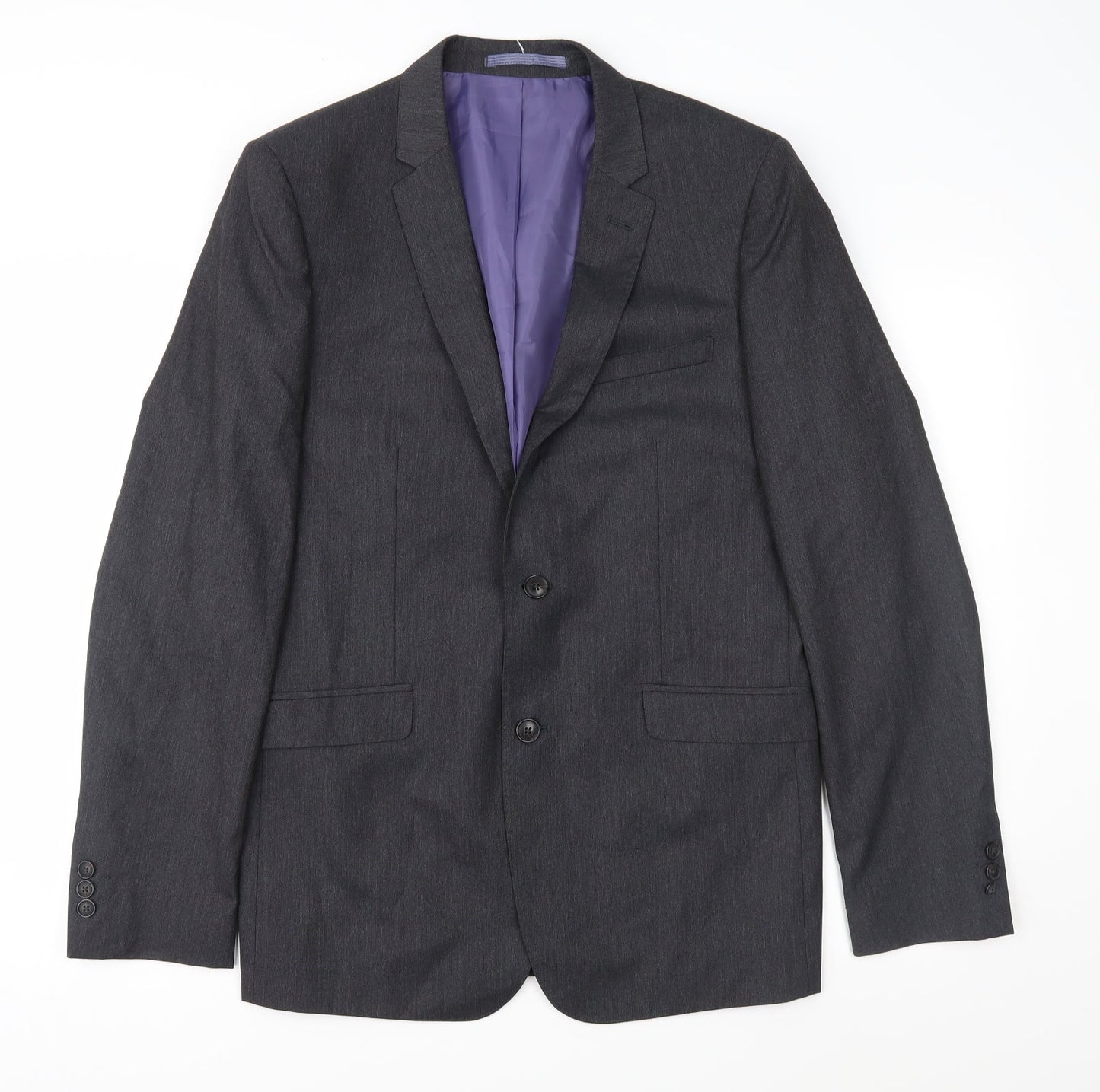 Mens UK Size 40 Marks and Spencer Regular Grey Suit Jacket