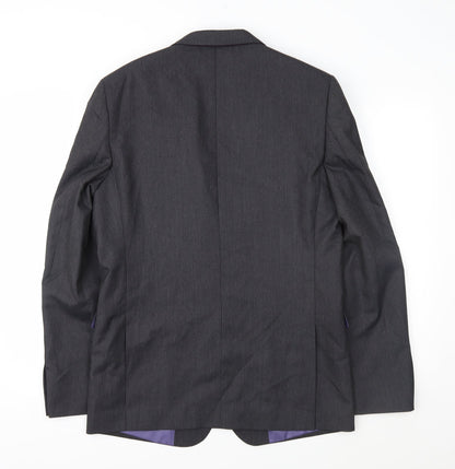 Mens UK Size 40 Marks and Spencer Regular Grey Suit Jacket
