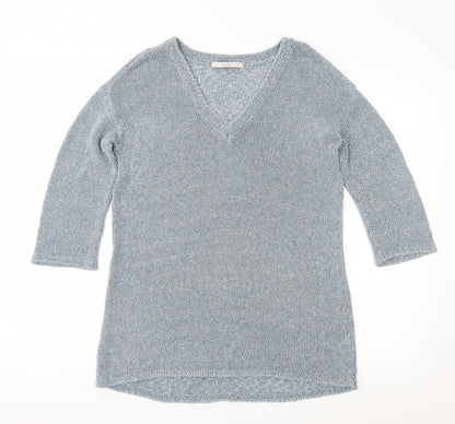 George Womens Blue  Knit Pullover Jumper Size 8