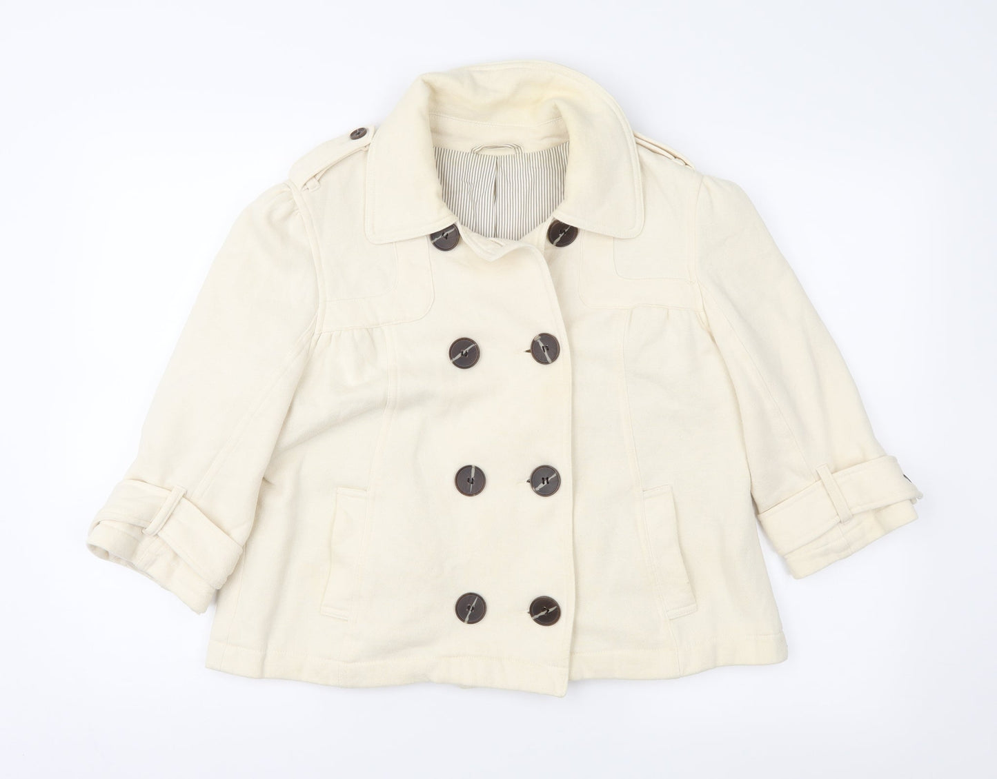 F&F Womens Ivory  Jersey Jacket  Size 14