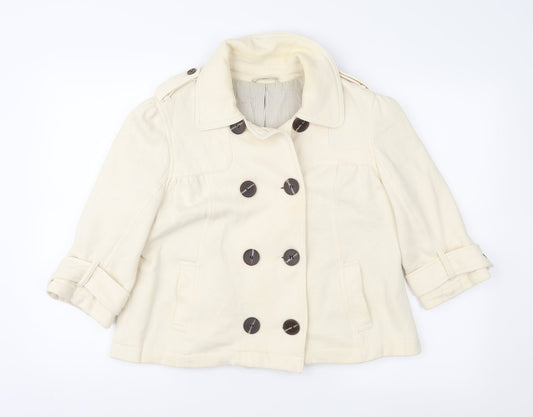F&F Womens Ivory  Jersey Jacket  Size 14