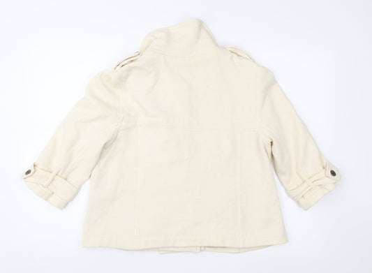 F&F Womens Ivory  Jersey Jacket  Size 14