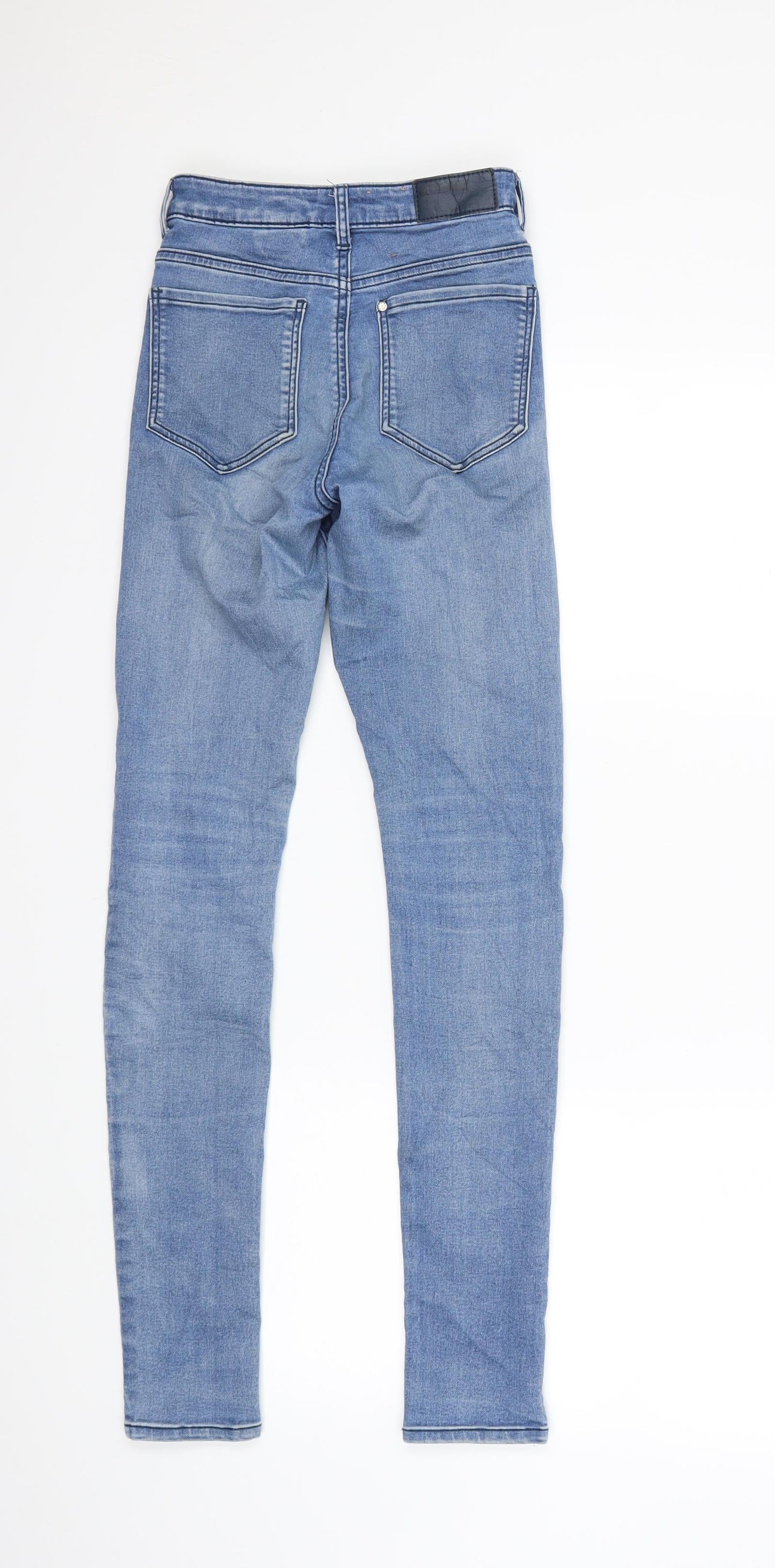 Womens UK Size 24 in H&M Regular Fit Skinny Blue Jeans