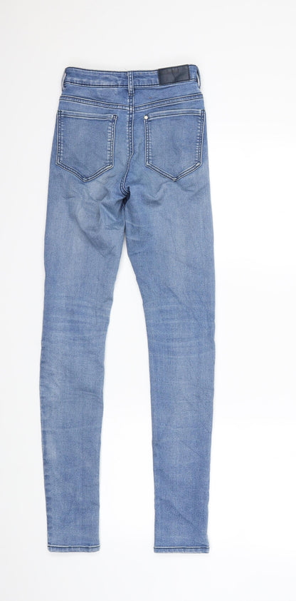 Womens UK Size 24 in H&M Regular Fit Skinny Blue Jeans