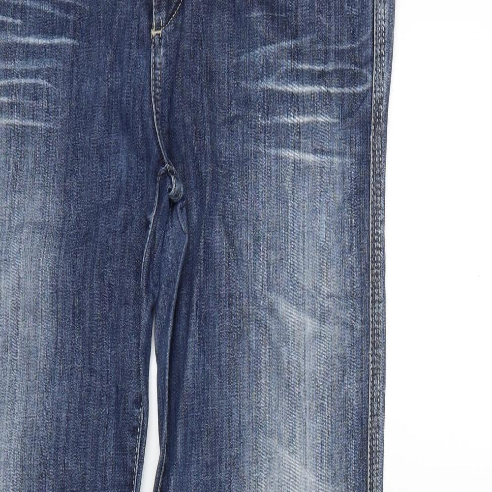 Womens UK Size 32 in Street One Regular Fit Straight Blue Jeans