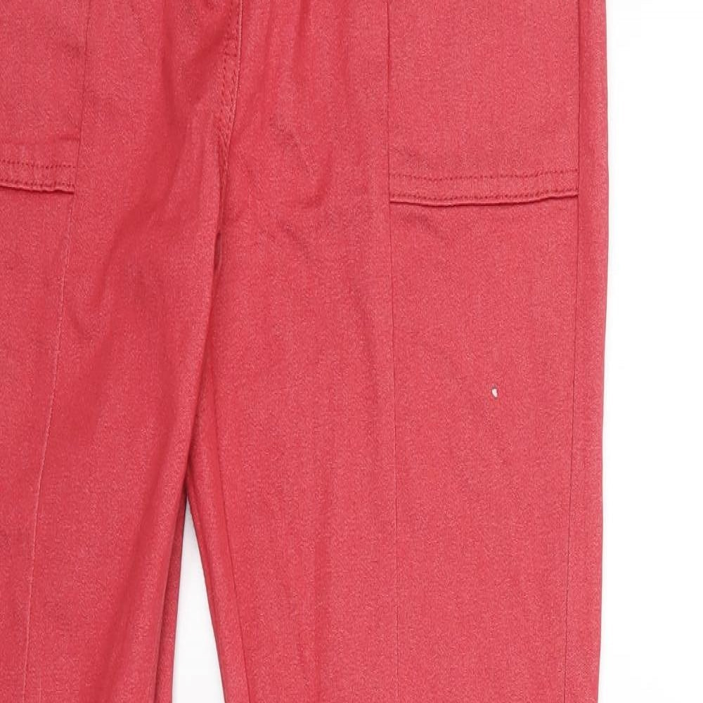 Womens UK Size 12 Marks and Spencer Regular Fit Skinny Red Jeans