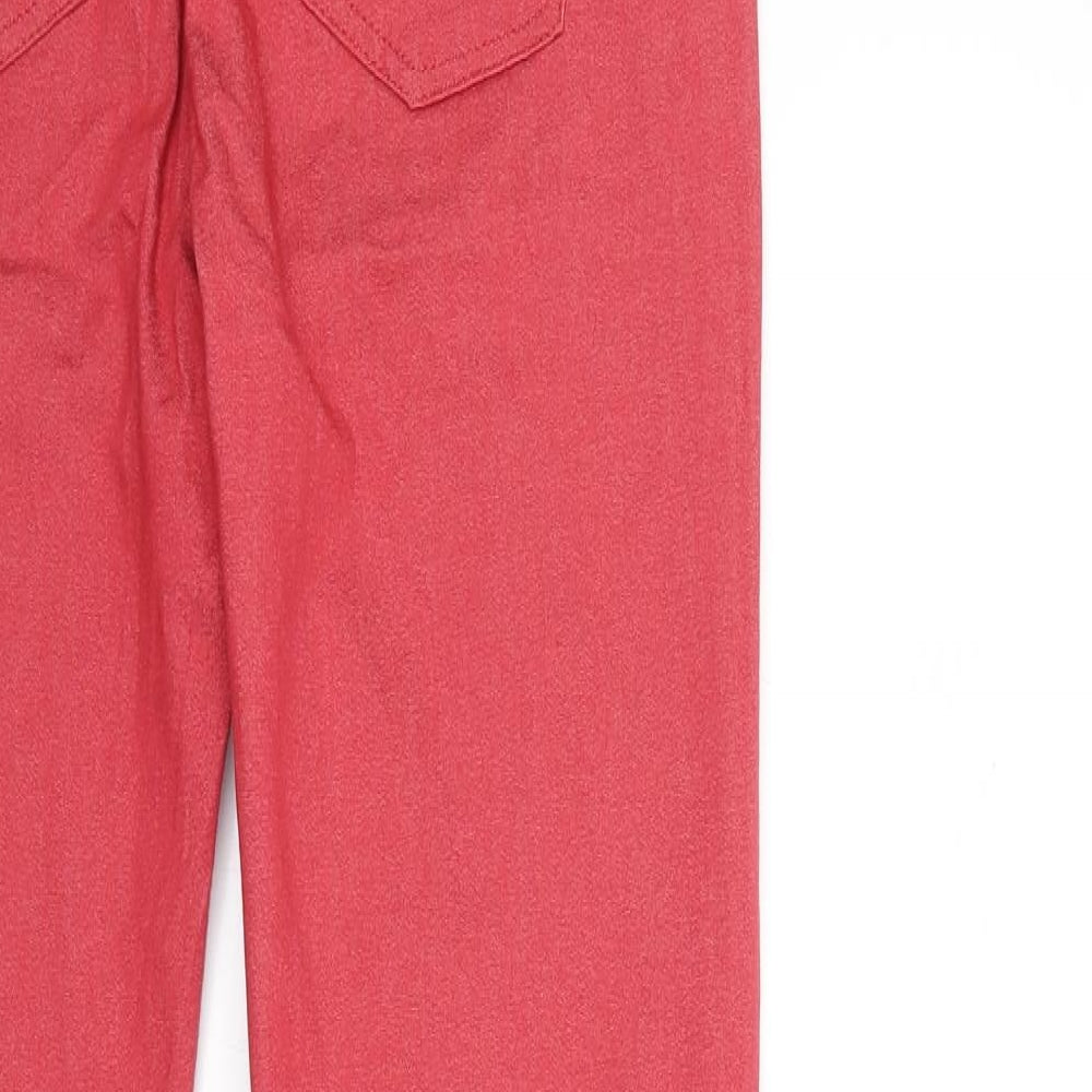 Womens UK Size 12 Marks and Spencer Regular Fit Skinny Red Jeans