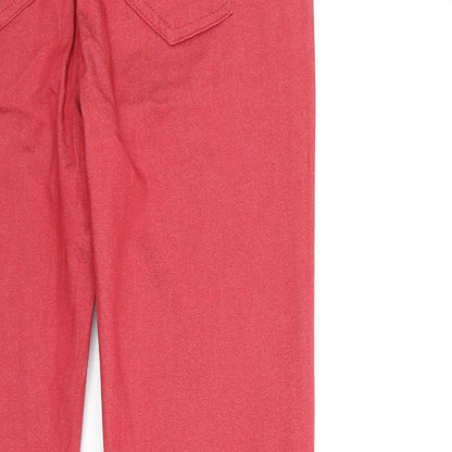 Womens UK Size 12 Marks and Spencer Regular Fit Skinny Red Jeans