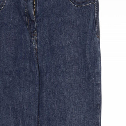 Avenue Womens Blue  Denim Skinny Jeans Size 12 L27 in