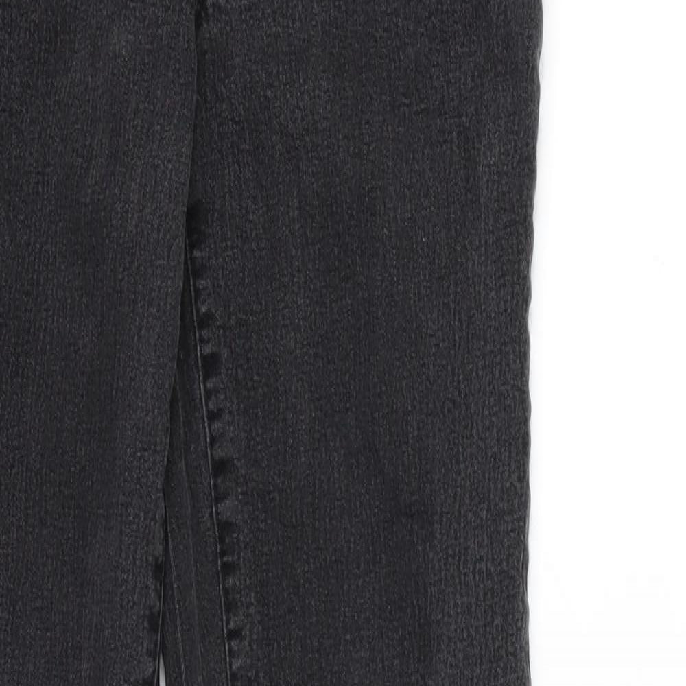 Dorothy Perkins Womens Grey  Denim Skinny Jeans Size 10 L27 in