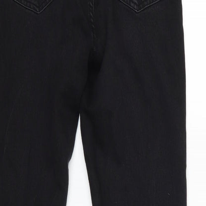Boohoo Womens Black  Denim Skinny Jeans Size 10 L27 in