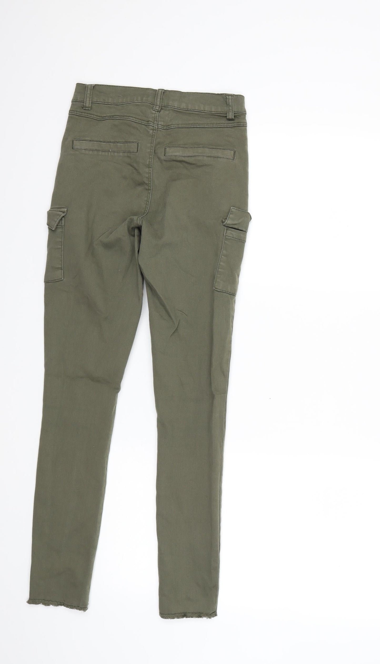 Dorothy Perkins Womens Green  Denim Skinny Jeans Size 8 L26 in