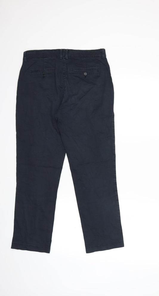 BRAX Womens Blue   Chino Trousers Size 10 L27 in