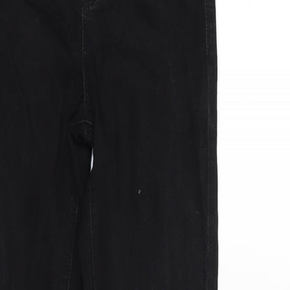 Dorothy Perkins Womens Black  Denim Skinny Jeans Size 8 L30 in
