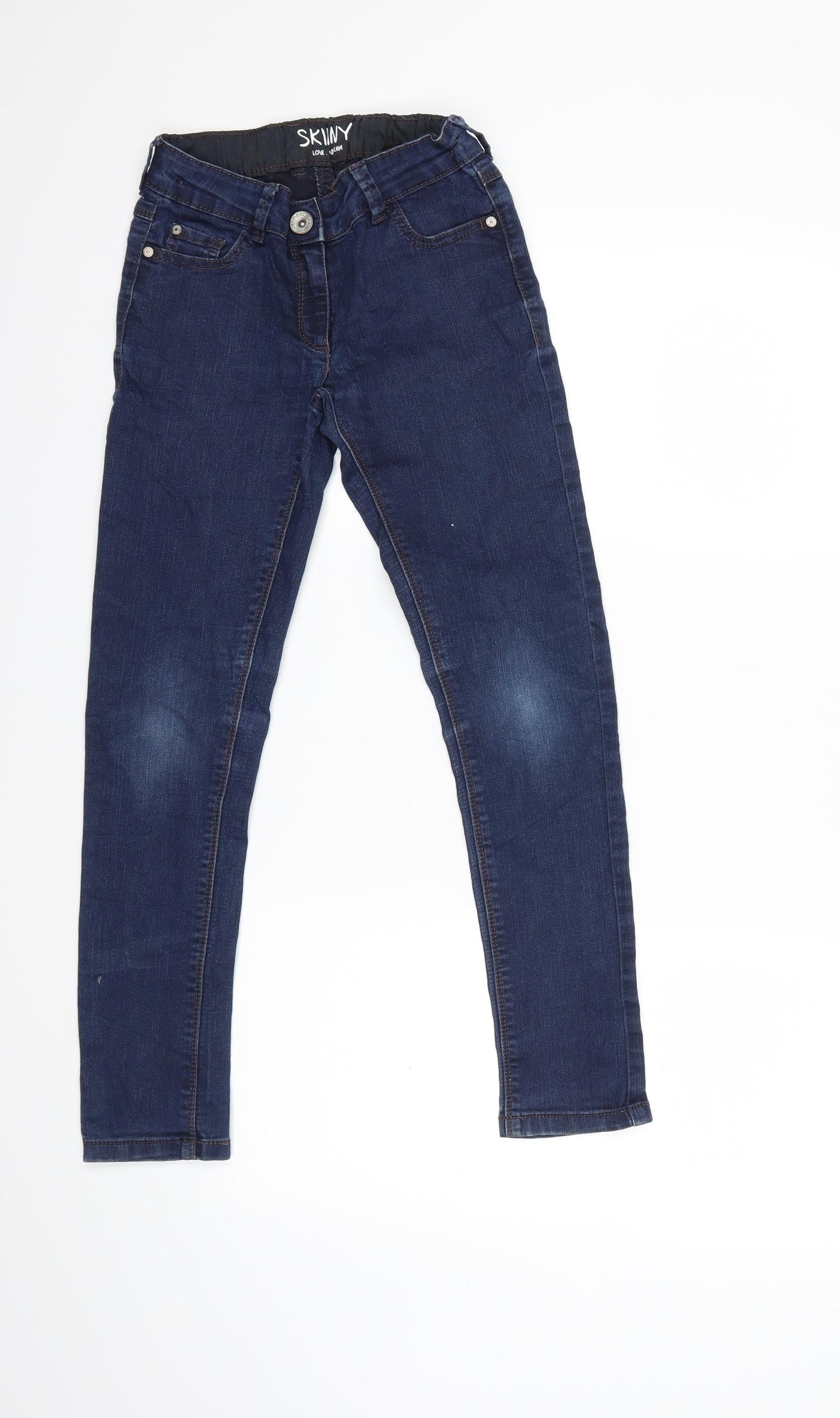 NEXT Girls Blue  Denim Skinny Jeans Size 10 Years