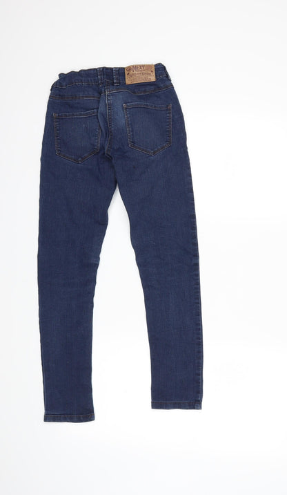 NEXT Girls Blue  Denim Skinny Jeans Size 10 Years