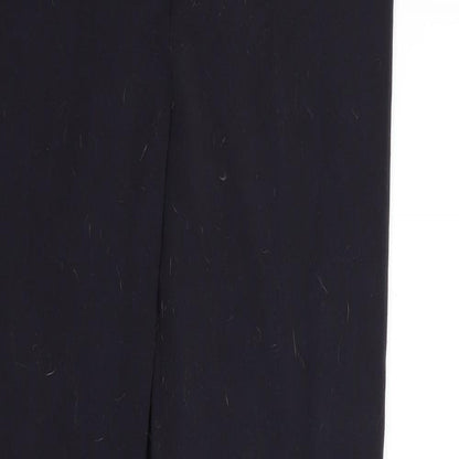 Womens UK Size 12 Marks and Spencer Regular Fit  Blue Trousers
