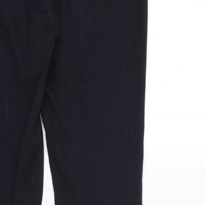 Womens UK Size 12 Marks and Spencer Regular Fit  Blue Trousers
