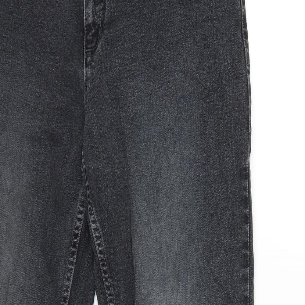Womens UK Size 12 Blue Motion Regular Fit Straight Black Jeans