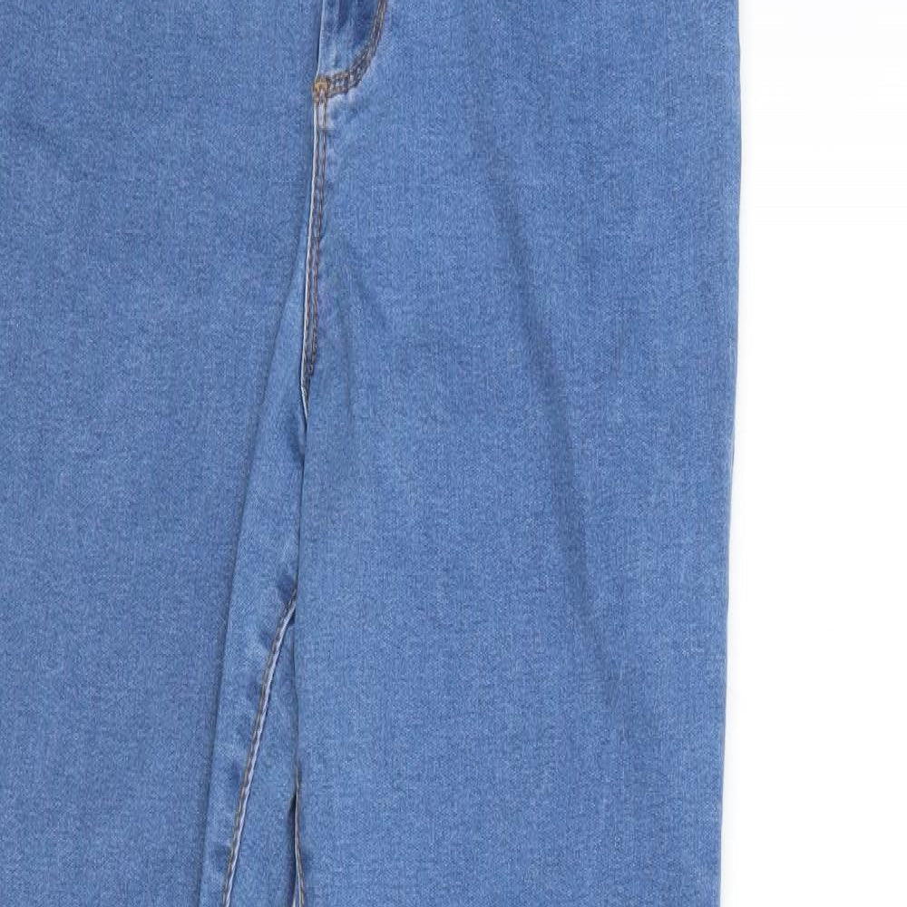 Denim & Co. Womens Blue  Denim Skinny Jeans Size 14 L30 in