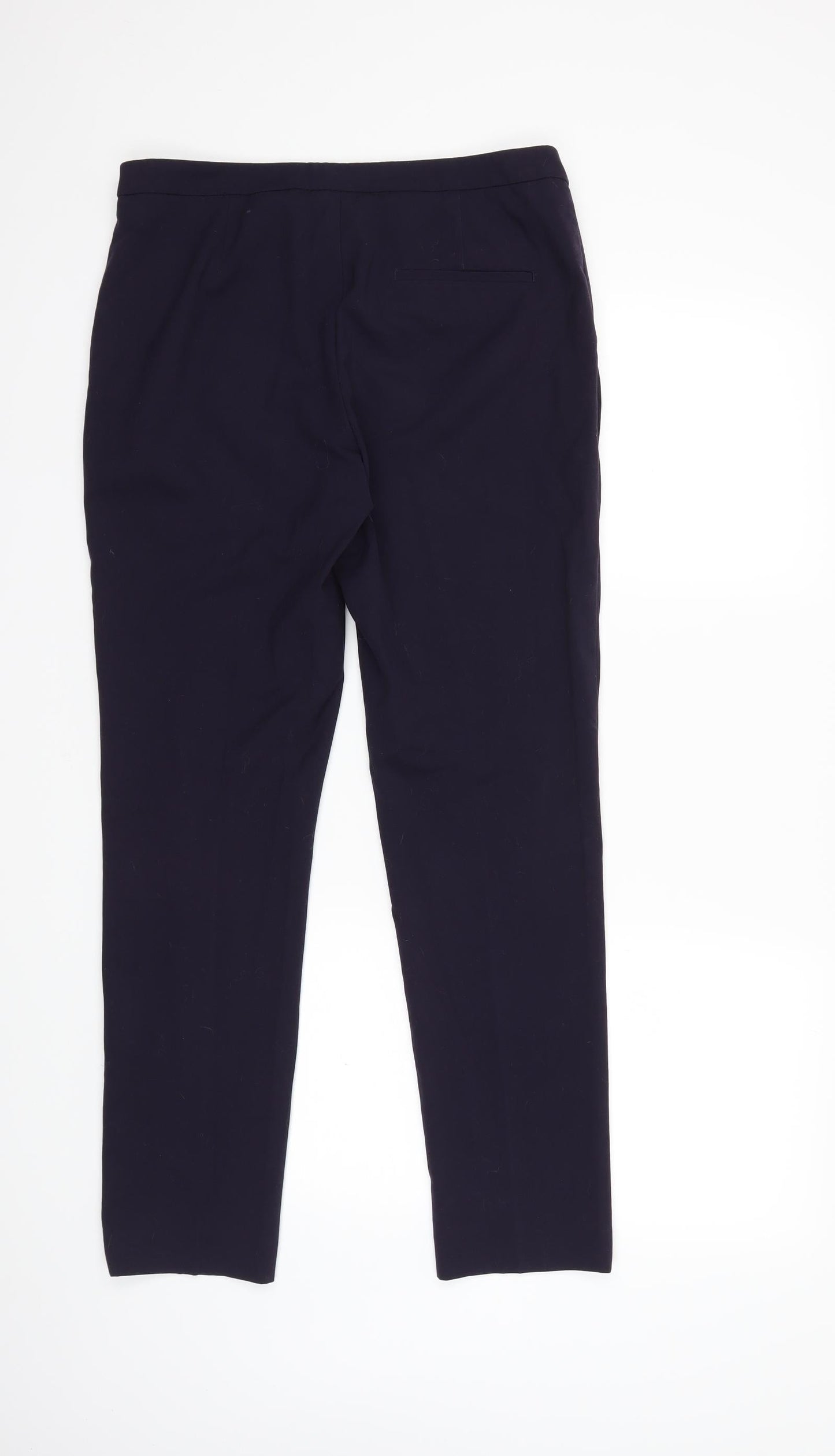 Womens UK Size 10 H&M Regular Fit  Blue Trousers