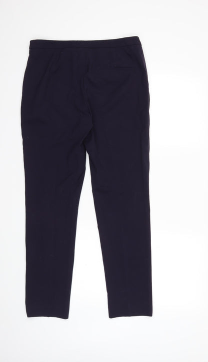Womens UK Size 10 H&M Regular Fit  Blue Trousers