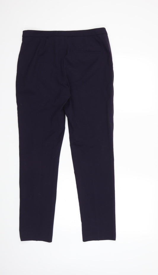 Womens UK Size 10 H&M Regular Fit  Blue Trousers