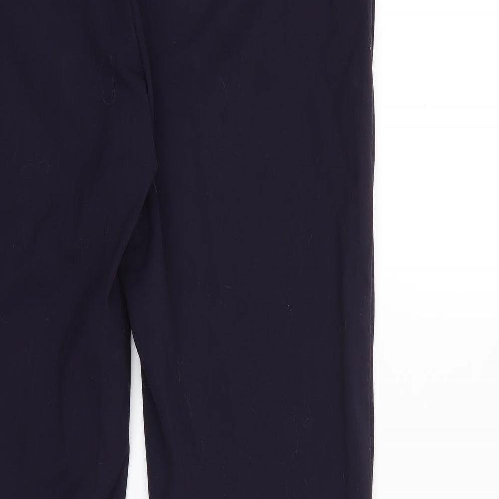 Womens UK Size 10 H&M Regular Fit  Blue Trousers