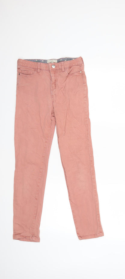 F&F Womens Pink  Denim Skinny Jeans Size 6 L25 in