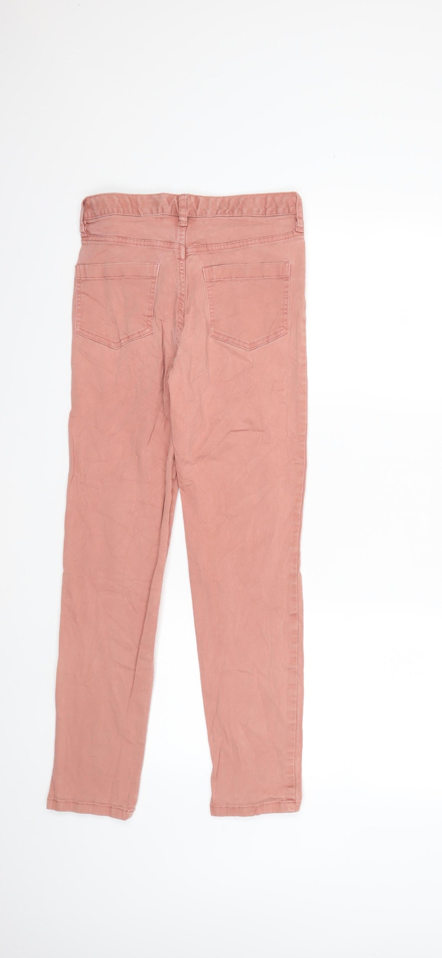 F&F Womens Pink  Denim Skinny Jeans Size 6 L25 in