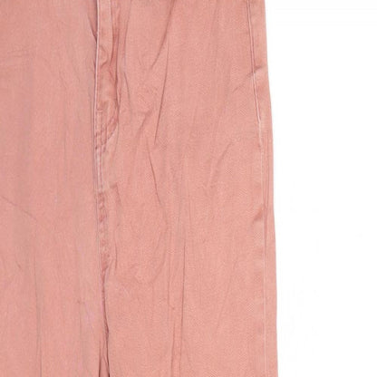 F&F Womens Pink  Denim Skinny Jeans Size 6 L25 in