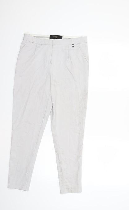 RESERVED Womens Grey   Trousers  Size 8 L26 in