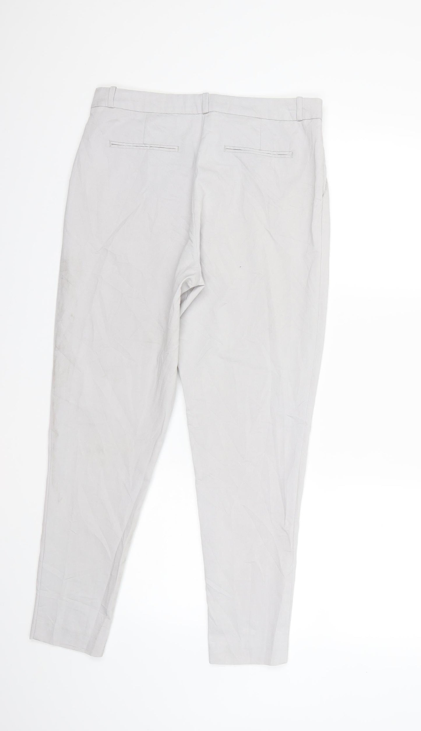 RESERVED Womens Grey   Trousers  Size 8 L26 in