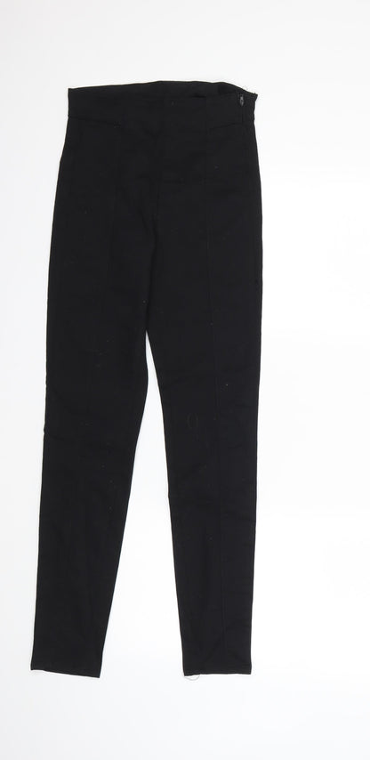 Womens UK Size 8 H&M Regular Fit Skinny Black Jeans