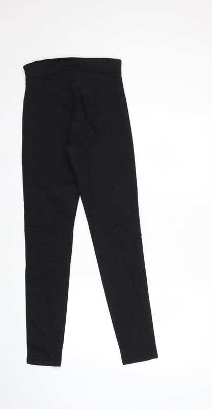 Womens UK Size 8 H&M Regular Fit Skinny Black Jeans