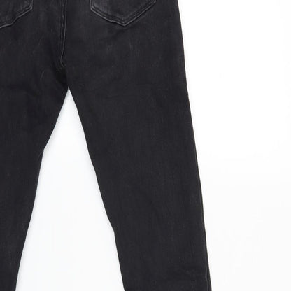 Zara Womens Black  Denim Skinny Jeans Size 8 L26 in