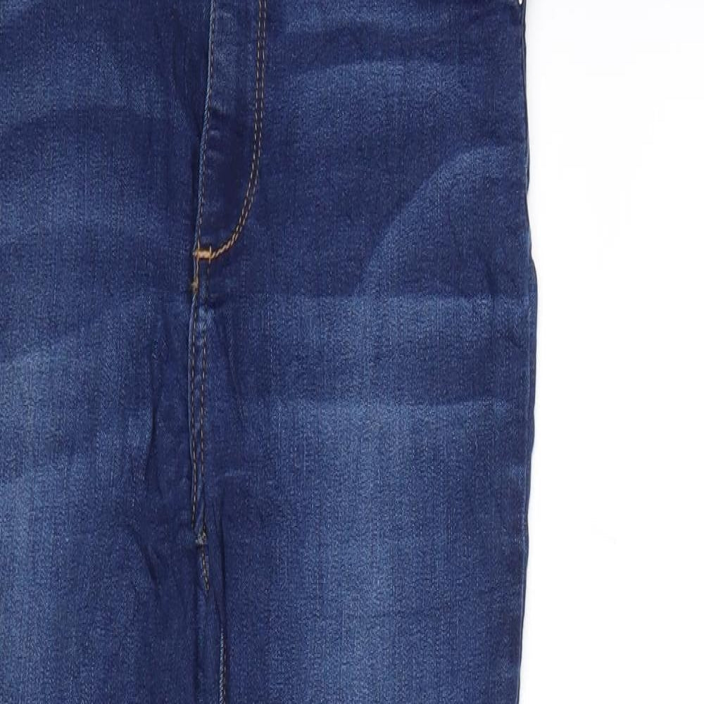 Never Denim Womens Black  Denim Skinny Jeans Size L L27 in