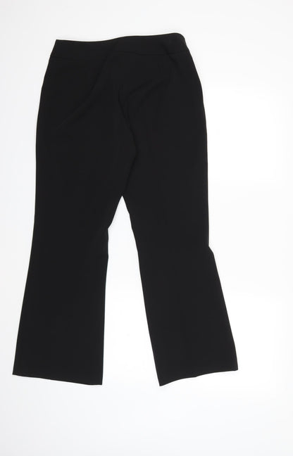 Womens UK Size 12 Dorothy Perkins Regular Fit  Black Trousers