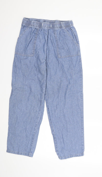 Damart Womens Blue  Denim Mom Jeans Size 12 L23 in