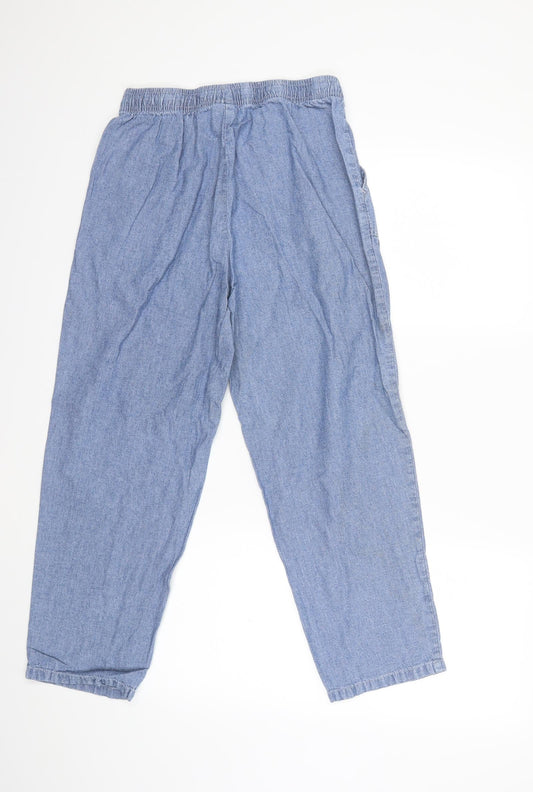 Damart Womens Blue  Denim Mom Jeans Size 12 L23 in