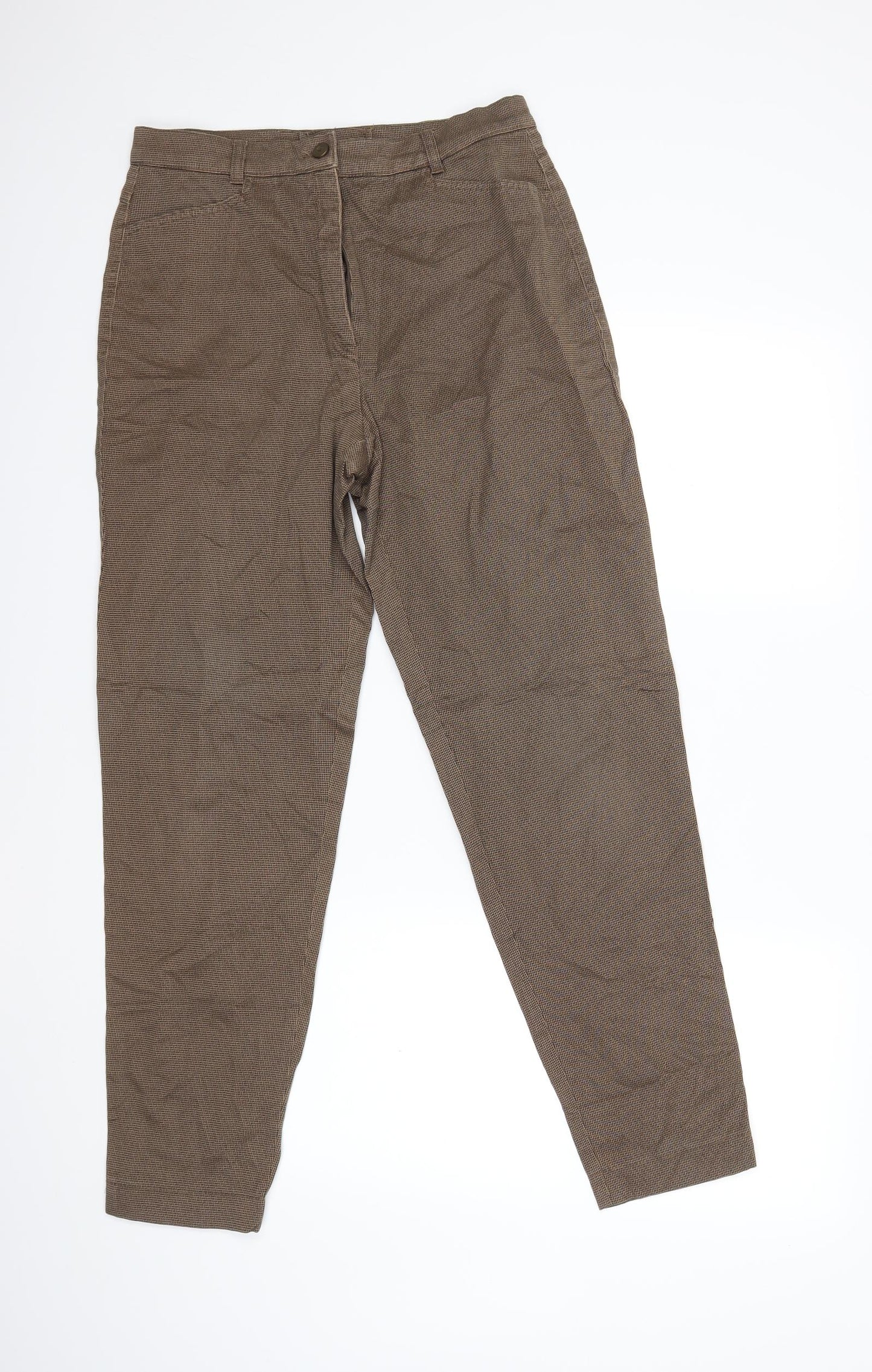 Womens UK Size 14 ZERRES Regular Fit  Brown Trousers