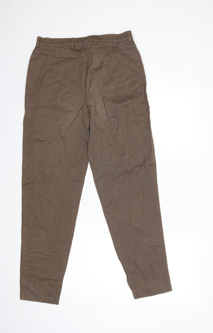 Womens UK Size 14 ZERRES Regular Fit  Brown Trousers
